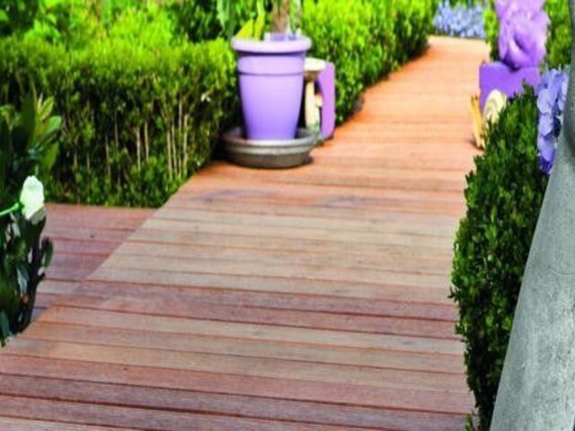 Madera tropical para exterior