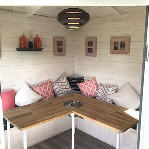 Casas de Madera Alcira - Diáfana - 5 m2 - Modelo Jos - Caseta de madera JOS - INTERIOR