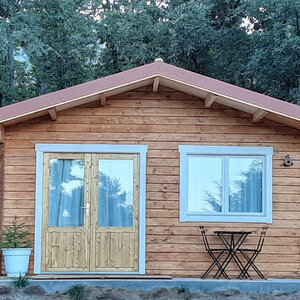 Casas Prefabricadas de Madera Vizcaya - Diáfana - 26 m2 - Modelo Niedersachsen - Casas de Madera Vizcaya - FRONTAL
