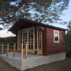 Casas de Madera Aragón - 9,7 m2 - Diáfana - Modelo Max-Mimir - Casas de madera MAX  CASTAÑO- HOBYCASA