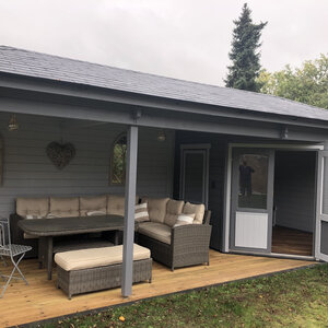 Casas de Madera Prefabricadas Petrel - Diáfana - 8 m2 - Modelo Bertil - Caseta BERTIL - CLIENTE