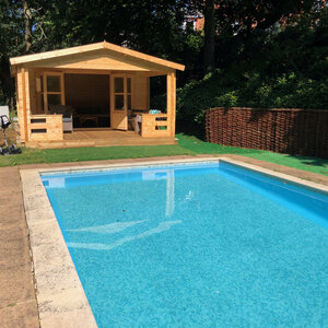 Casas de Madera Prefabricadas Móstoles - Diáfana - 18 m2 - Modelo Ipswich - Bungaló IPSWICH - HOBYCASA