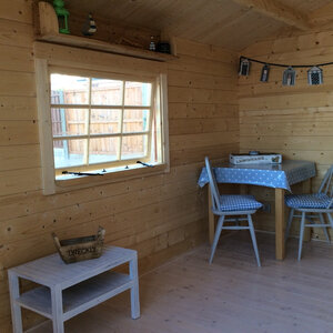 Casas de Madera Pamplona - 11 m2 - Diáfana - Caseta de madera PAMPLONA MESA