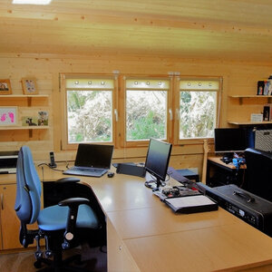 Casas de Madera Lepe - Diáfana - 22 m2 - Modelo Nottingham - Bungalow NOTTINGHAM - HOBYCASA