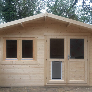 Casas de Madera Hellín - Diáfana - 11 m2 - Modelo Rorik - Caseta de madera RORIK - INCOLORO