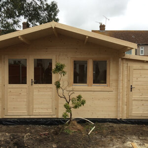 Casas de Madera Hellín - Diáfana - 11 m2 - Modelo Rorik - Caseta de madera RORIK - HOBYCASA