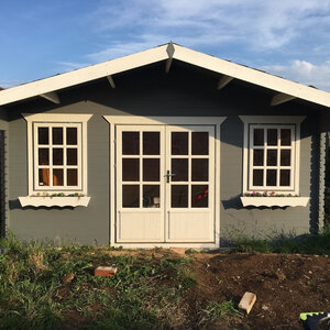 Casas de Madera Prefabricadas Vic - Diáfana - 15 m2 - Modelo Skyler - Caseta SKYLER - HOBYCASA FRONTAL