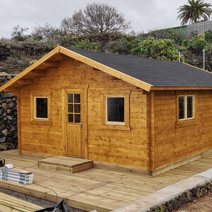 Casas de Madera Cádiz - 2 dormitorios - 35 m2 - CASAS DE MADERA CADIZ - 44MM - EXTERIOR