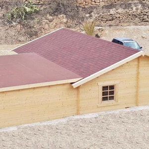 Casas Prefabricadas de Madera Asturias - 3 dormitorios - 70 m2 - Casas prefabricadas Asturias - 70 m2 - TRASERA