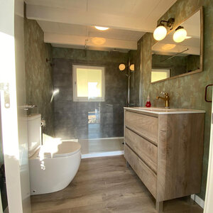 Casas Prefabricadas de Madera Catalunya - 3 dormitorios - 66 m2 - Casas prefabricadas CATALUNYA 66 m2 - BAÑO