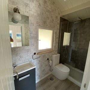 Casas Prefabricadas de Madera Catalunya - 3 dormitorios - 66 m2 - Casas prefabricadas CATALUNYA 66 m2 - OTRO BAÑO