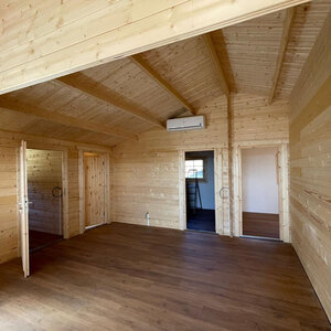 Casas Prefabricadas de Madera Asturias - 3 dormitorios - 70 m2 - Casas prefabricadas Asturias - 70 m2 - LA PALMA - SALON