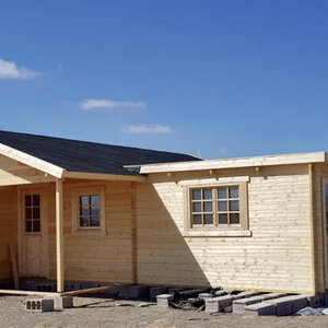 Casas Prefabricadas de Madera España - 3 dormitorios - 70 m2 - Modelo Slat - Casas Prefabricadas España SLAT 70 m2 - UNIÓN