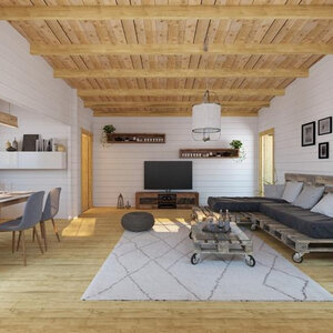 Casas Prefabricadas Extremadura - 3 dormitorios - 78 m2 - EXTREMADURA - SALON