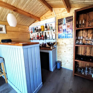 Casas de Madera Pamplona - 11 m2 - Diáfana - Caseta de madera PAMPLONA bar