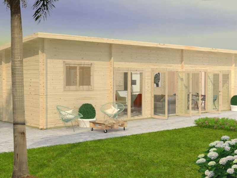 Casas Prefabricadas de Madera Zaragoza - 4 dormitorios - 70 m2