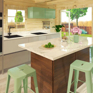 Casas Prefabricadas de Madera España - 3 dormitorios - 70 m2 - Modelo Slat - Casas Prefabricadas España SLAT 70 m2 - UNIÓN