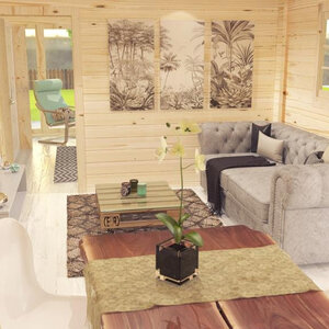 Casas Prefabricadas de Madera España - 3 dormitorios - 70 m2 - Modelo Slat - Casas Prefabricadas España SLAT 70 m2 - UNIÓN