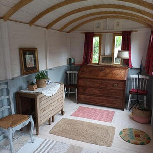 Casas de Madera Badajoz - 10 m2 - Gypsy Caravan - Modelo Kathy - Mini casa sobre ruedas - HOBYCASA comoda