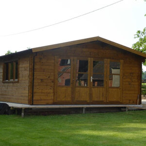 Casas de Madera Durango - Diáfana - 27 m2 - Modelo Southampton - Casa de campo SOUTHAMPTON - frente