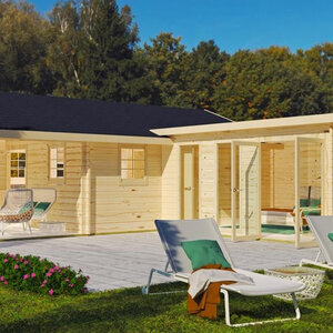 Casas Prefabricadas de Madera Catalunya - 3 dormitorios - 66 m2 - Casas prefabricadas CATALUNYA 66 m2 - HAMACAS
