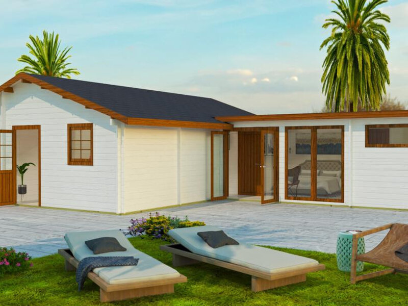 Casas Prefabricadas de Madera Asturias - 3 dormitorios - 70 m2