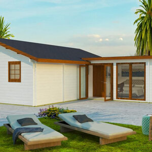 Casas Prefabricadas de Madera Asturias - 3 dormitorios - 70 m2 - Casas prefabricadas Asturias - 70 m2 portada