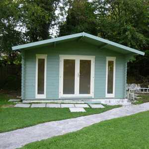 Casas de Madera Prefabricadas Yecla - Diáfana - 17 m2 - Modelo Gustav - Casas de madera GUSTAV - HOBYCASA