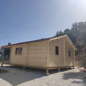 PLATAFORMA ELEVADA DE MADERA LAMINADA PARA CASAS ENTRE 24 Y 48 M2 - PLATAFORMA ELEVADA DE MADERA LAMINADA CASA JAVEA