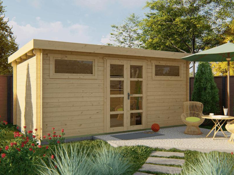 Casas de Madera Prefabricadas Irún - 13,4 m2 - Diáfana - Modelo Zutphen-Zerja