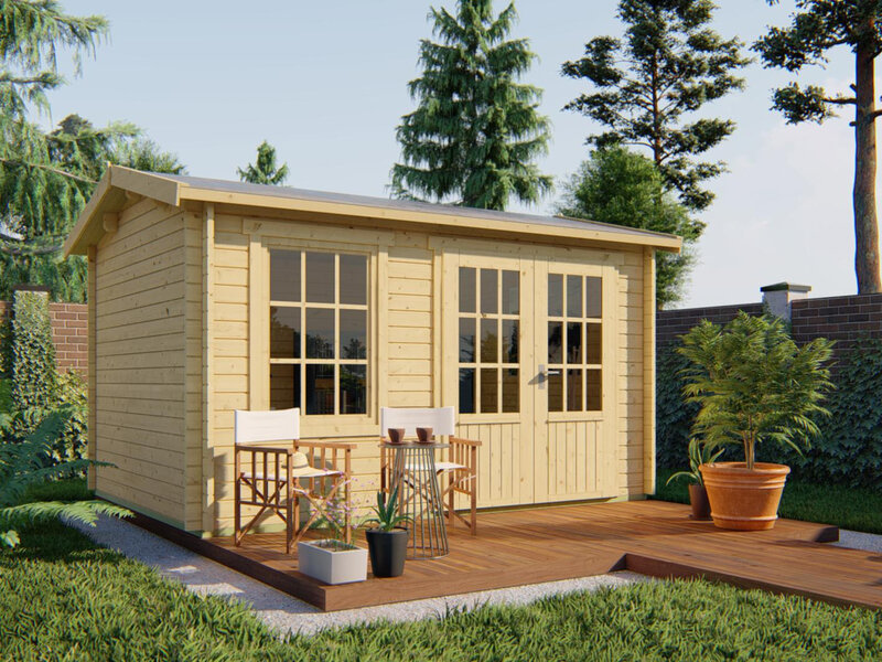 Casas de Madera Elorrio - Diáfana - 11 m2 - Modelo Chloe