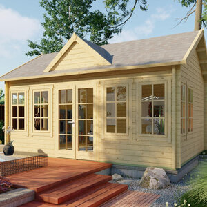 Casas de Madera Prefabricadas Huesca - Diáfana - 20 m2 - Modelo Clockhouse - Cabañas de madera originales CLOCKHOUSE - PORTADA