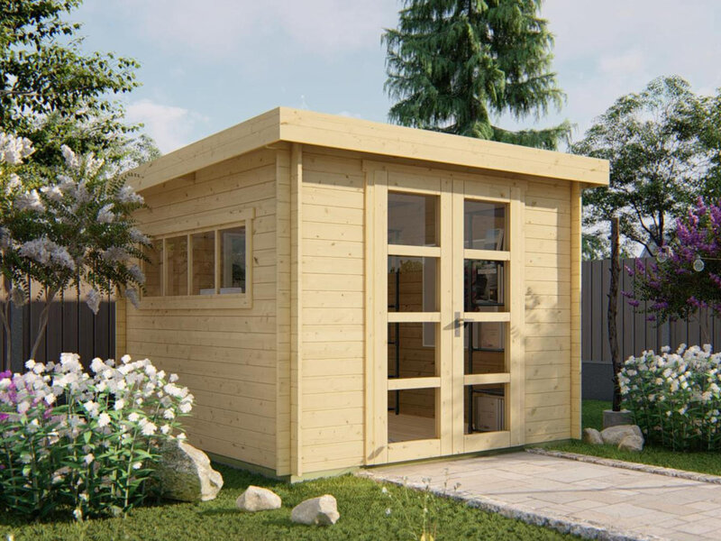 Casas de Madera Vedra - Diáfana - 8 m2 - Modelo Bodine