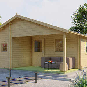 Casas de Madera Jávea - 2 dormitorios - 48 m2 - Casas de madera doble acristalamiento JAVEA - INCOLORO