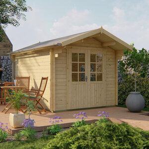 Casas de Madera Pamplona - 11 m2 - Diáfana - Caseta de madera PAMPLONA portada