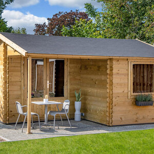 Casas de Madera Cazorla - Diáfana - 17 m2 - Modelo Johan - Casas de madera JOHAN exterior