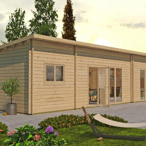 Casas Prefabricadas de Madera Baleares - 6 dormitorios - 100 m2 - CASA DE MADERA LAS PALMAS 50M2 - 44MM - PORTADA