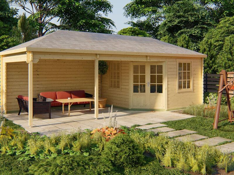 Casas de Madera Úbeda - Diáfana - 10 m2 - Modelo Paiva