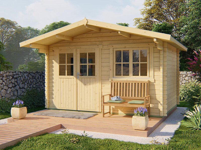 Casas de Madera Hellín - Diáfana - 11 m2 - Modelo Rorik