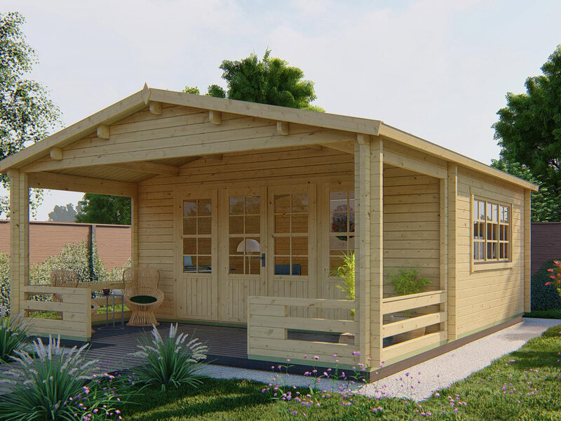 Casas de Madera Lepe - Diáfana - 22 m2 - Modelo Nottingham