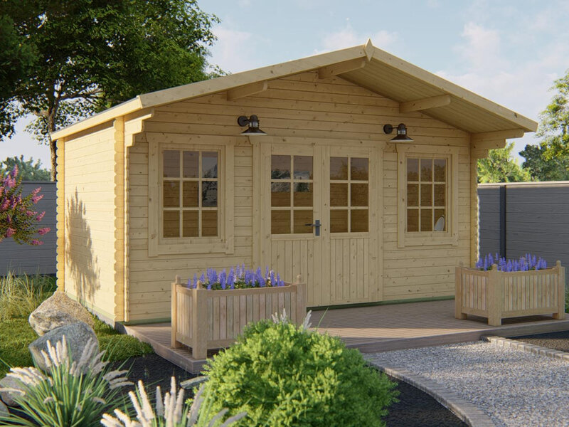 Casas de Madera Prefabricadas Vic - Diáfana - 15 m2 - Modelo Skyler