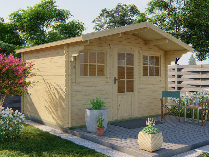 Casas de Madera Prefabricadas Fuengirola - 10 m2 - Diáfana - Modelo Mika