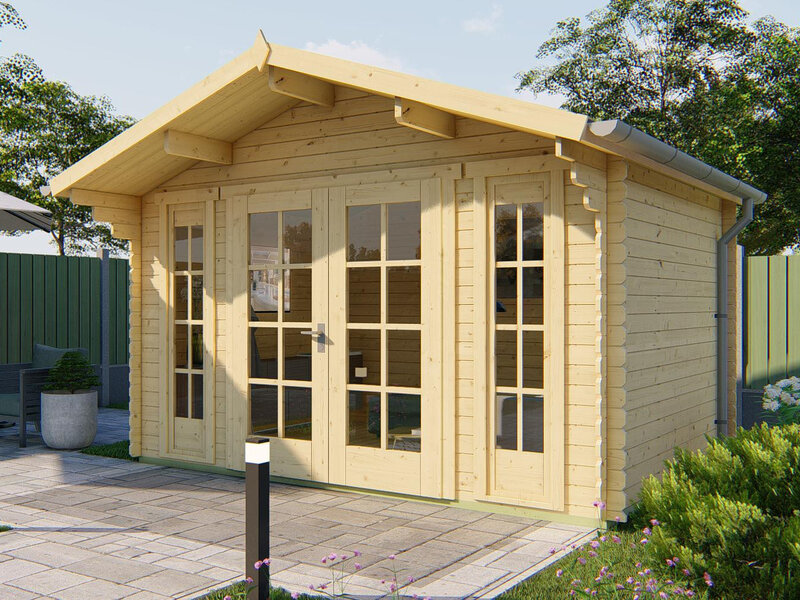 Casas de Madera Aragón - 9,7 m2 - Diáfana - Modelo Max-Mimir