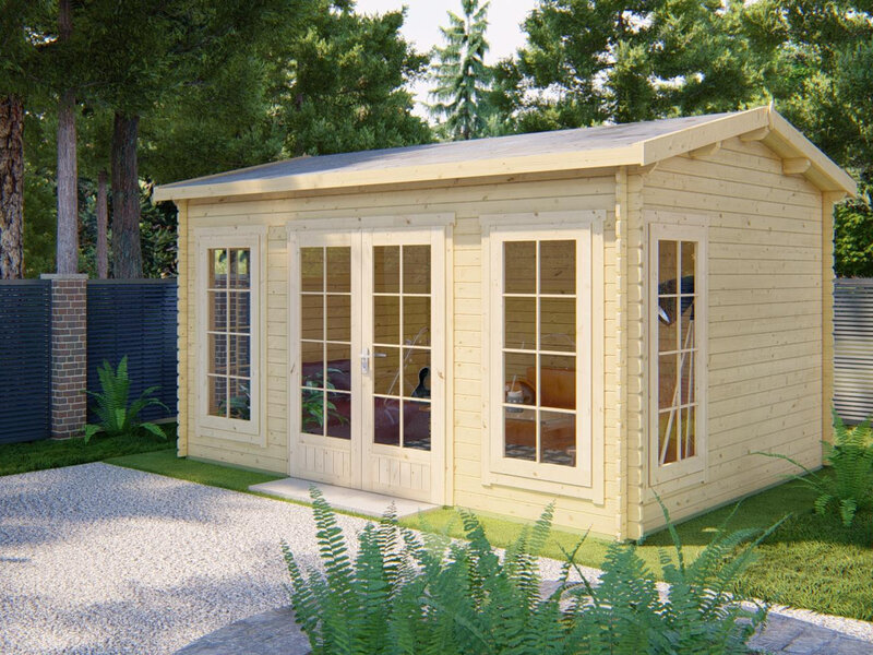 Casas de Madera Baracaldo - Diáfana - 14 m2 - Modelo Arne