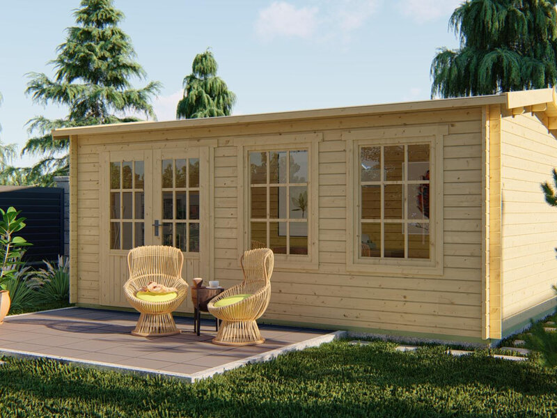 Casas de Madera Bilbao - 16 m2 - Diáfana - Modelo Sophie