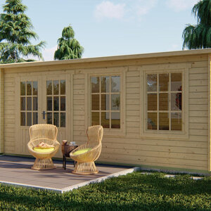 Casas de Madera Bilbao - 16 m2 - Diáfana - Modelo Sophie - Casas de madera 550X350 - 40MM SOPHIE portada