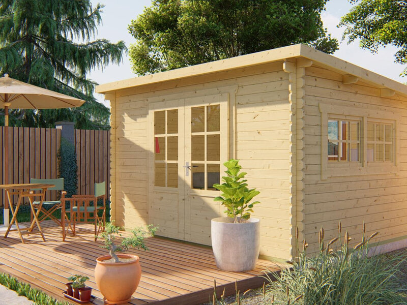 Casas de Madera Lérida - Diáfana - 10 m2 - Modelo Loya