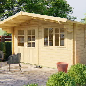 Casas de Madera Cieza - 16 m2 - Diáfana - Modelo Inge - Cabaña madera INGE - HOBYCASA portada