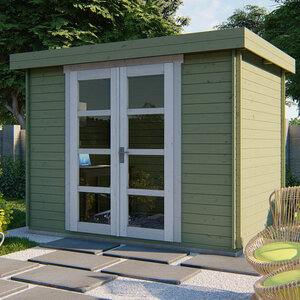 Casas de Madera Basauri - Diáfana - 6 m2 - Modelo Minimodern - Caseta MINIMODERN - HOBYCASA
