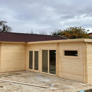 Casas Prefabricadas de Madera Asturias - 3 dormitorios - 70 m2 - Casas prefabricadas Asturias - 70 m2 - MONTAJE CLIENTE sin lasur